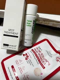 WTS RANDOM SKINCARE BUNDLE 4 SALE- Dermorepubliq, Fresh Skinlab, Luxe Organix, Garnier, Oxecure, The Originote (READ DESCRIPTION)