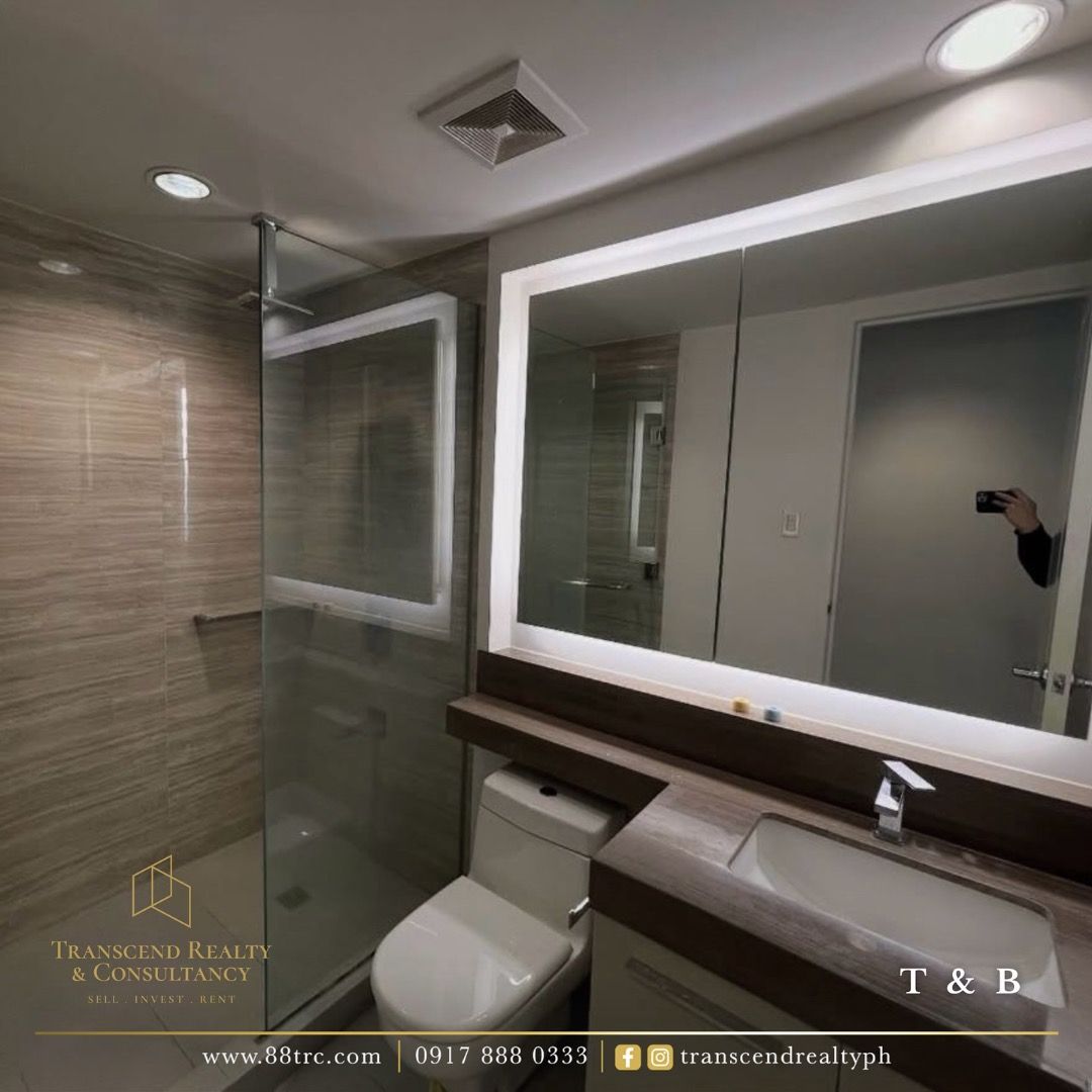 2 BEDROOM FOR LEASE IN THE PROSCENIUM RESIDENCES (Category: Apartments & Condos) located in Makati City. Submitted by transcendrealty (Listing ID 1365702517, Image 3). Description: Elevate your lifestyle in this fully furnished two bedroom unit with a balcony facing the makati skyline and Manila bay and Philippines top Premier residential space within Rockwell center, Makati. ⚜️ FOR LEASE The Proscenium Residences - 2 bedroom - 2 bathroom - 89 sq