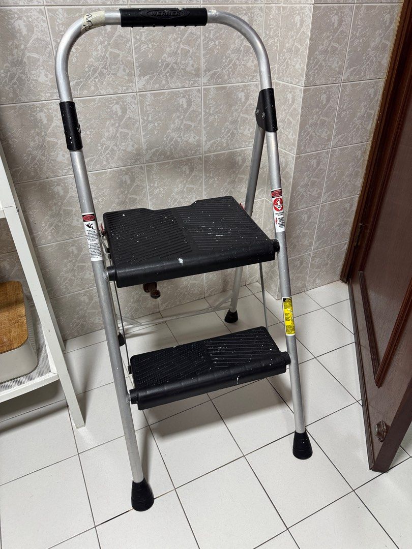 2 ladders, 2 step kitchen ladder, 2m ladder, Furniture & Home Living ...
