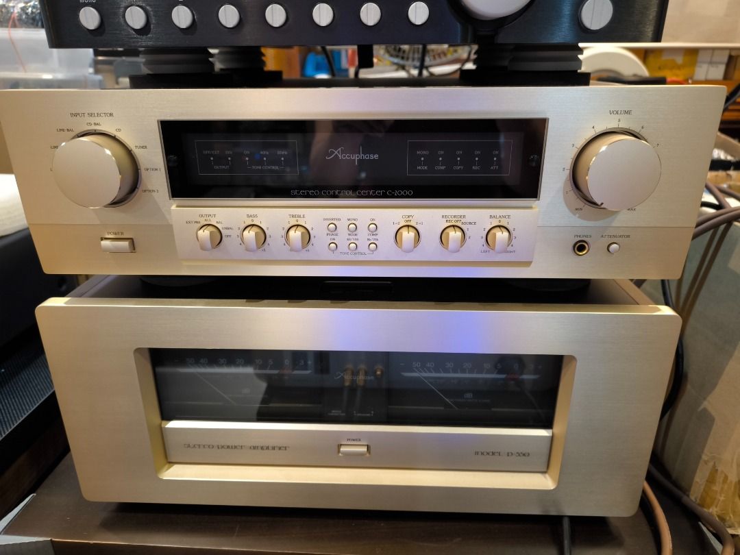 Accuphase C-2000 Preamplifier. (Category: Other Audio Equipment) located in Singapore. Submitted by ckaudio (Listing ID 1365760921, Image 1). Description: Accuphase C-2000 Preamplifier with Remote in Excellent Condition for sale. .