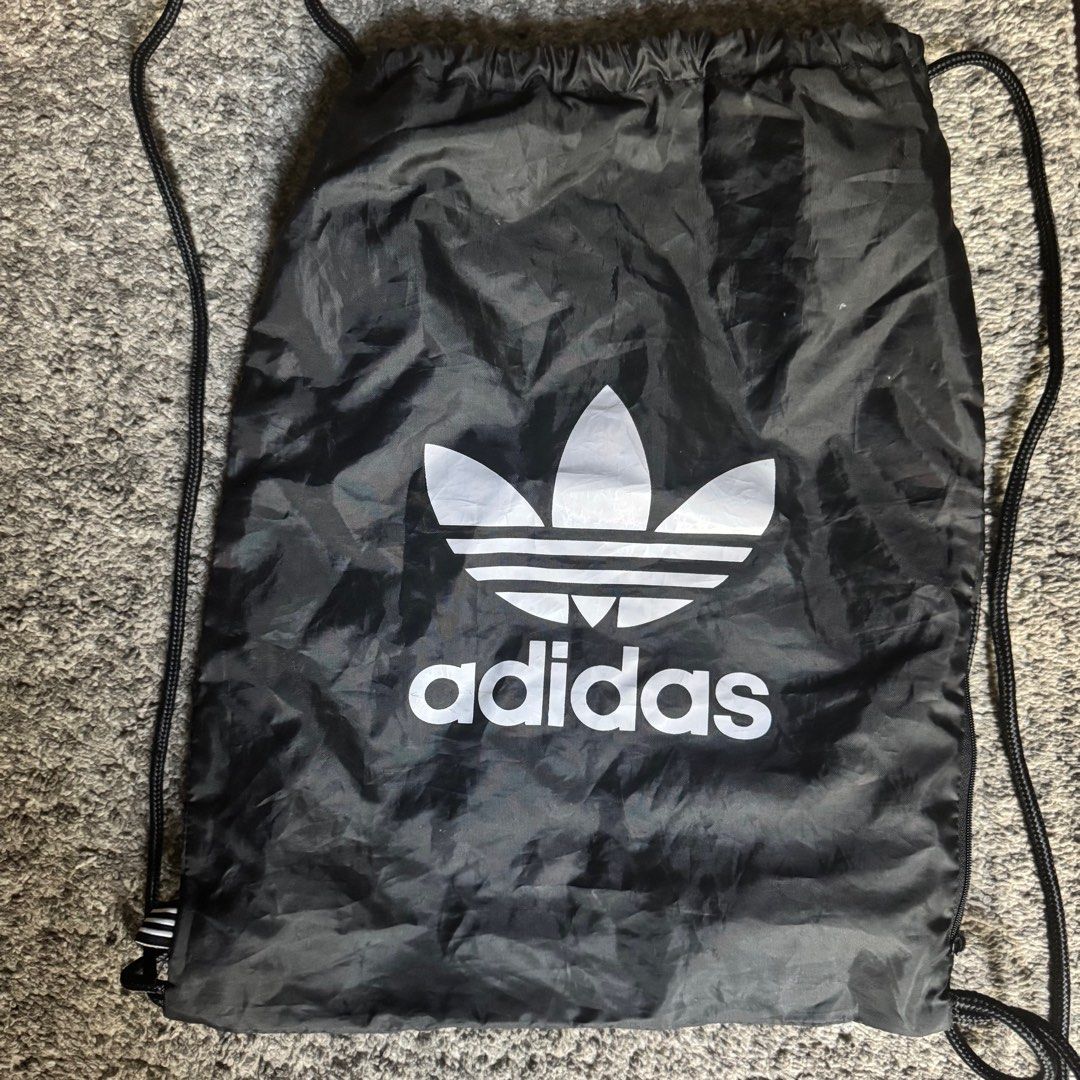 ADIDAS String Bag (w/ side zippers) (Category: Backpacks) located in Makati City. Submitted by pittsrqz (Listing ID 1365679145, Image 1). Description: • in great condition • no flaws.