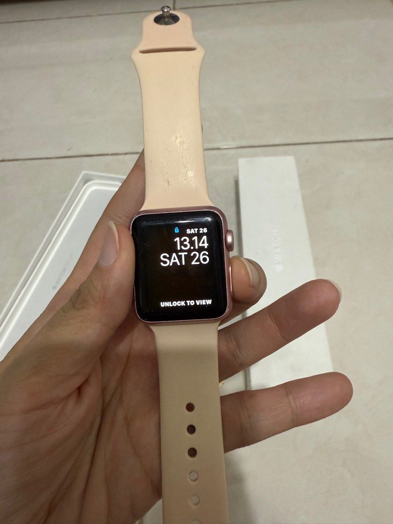 Rose Gold Iwatch Sport 38mm Apple Watch Sport Gen Rose Gold
