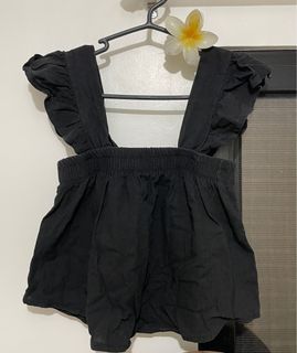 Black Top Set ! 1 Linen & 1 from shein