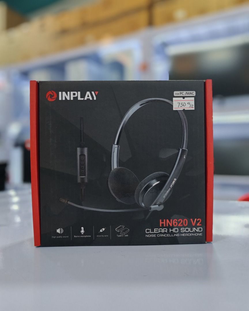 Brandnew Inplay HN620 V2 (Category: Headphones & Headsets) located in Cavite. Submitted by dwelancas79880 (Listing ID 1365700183, Image 1). Description: >Noise deduction microphone >light weight design >Impedance: 32Ω@1khz >Sensitivity: 110dB Microphone Parameters: >Sensitivity: -58dB >Impedance: 2.2KΩ.