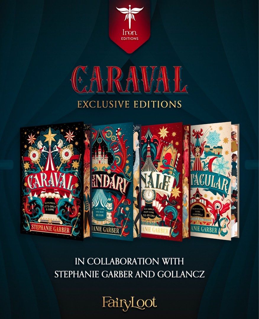 Caraval Set (Fairyloot) **PRE-ORDER** (Category: Storybooks) located in Caloocan City. Submitted by kyyyy15 (Listing ID 1365722199, Image 1). Description: Caraval series by Stephanie Garber .