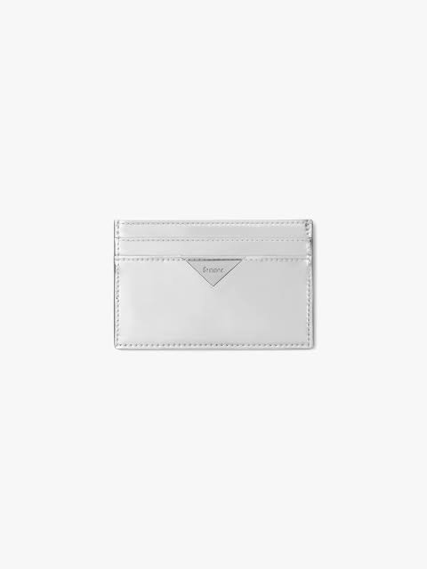 [FENNEC] TRIANGLE SLIT SILVER CARD HOLDER WALLET Korea 100% authentic ...