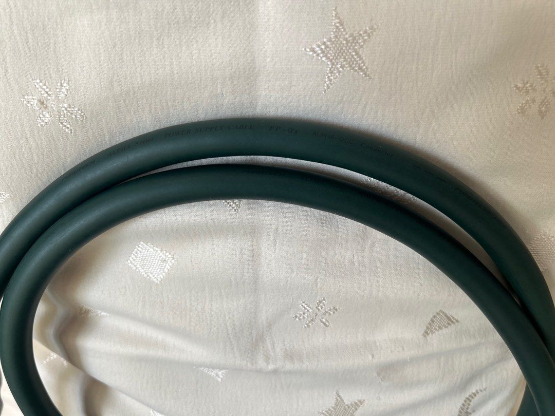 Furutech FP-Alpha-3 Power Cable (US Plug) (Category: Other Audio Equipment) located in Singapore. Submitted by artaudio (Listing ID 1365659046, Image 3). Description: Furutech FP-Alpha-3 Power Cable (US Plug) One of the High End Performance Alpha-OCC Power Cable. 1.5m length Specification: Conductor: α (Alpha)-OCC Conductor (49 / 0.32mm (2.5mm)) (≒11 AWG) / (3.94 sq.mm) Insulation: PE (Red, Natural, Yellow) Red=Live Yellow=Neutral Clear=Earth Twi