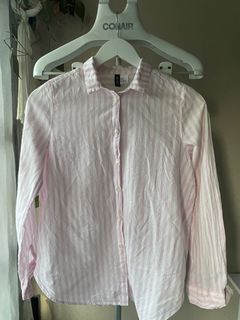 H&M Linen Longsleeves Top