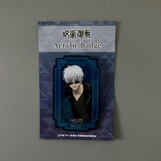 jujutsu kaisen gojo satoru acrylic badge anik anik anime