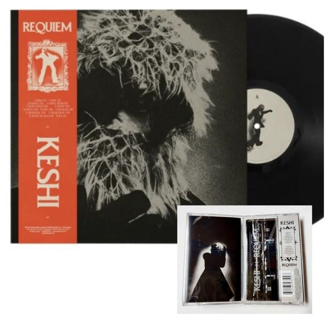 Keshi - Requiem LP 黑膠. Cassette M.C, 興趣及遊戲, 音樂、樂器& 配件, 音樂與媒體- 黑膠碟- Carousell