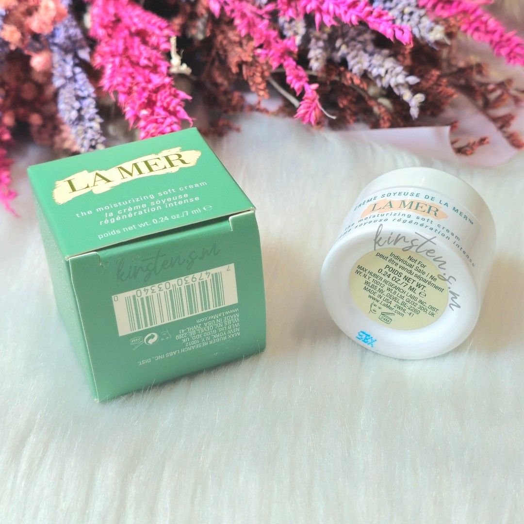La Mer The Moisturizing Soft Cream 7ml (Category: Face Care) located in Muntinlupa City. Submitted by kirsten.s.m (Listing ID 1365735525, Image 3). Description: Part of Sephora LUXE The Coveted Collection Set. Purchased May 2022. 15ml retails for Php7,300 at La Mer Official Store 😱 4pcs available.