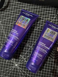Loreal Ever Pure Purple Shampoo and Conditioner