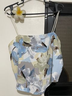 Lovito Self Tie Backless Top
