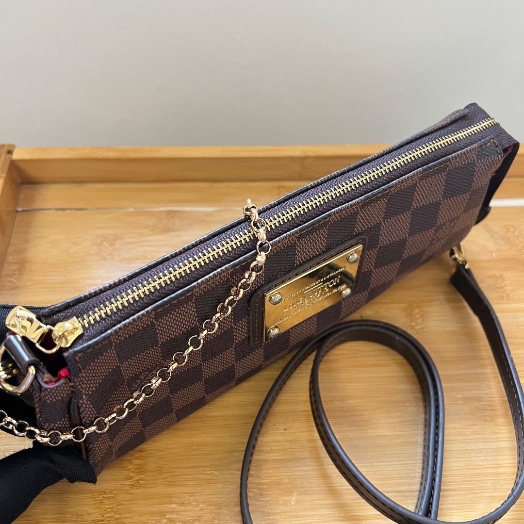 LV Eva Clutch Damier Sling Bag (Category: Luxury Bags & Wallets) located in Antipolo. Submitted by mjlenihcpreloved (Listing ID 1330508710, Image 3). Description: .