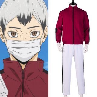 Miya  Atsumo  Cosplay Costume Inarizaki high school Jacket School uniform