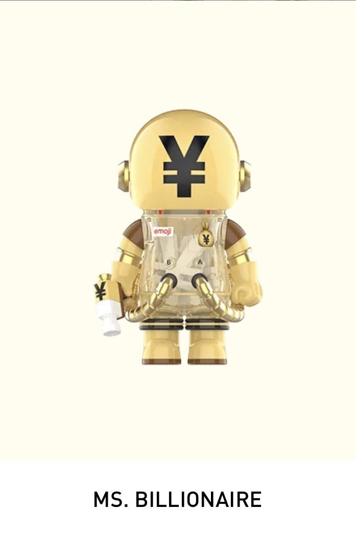 MS. BILLIONAIRE - (MEGA SPACE MOLLY 100% × emoji™ Series