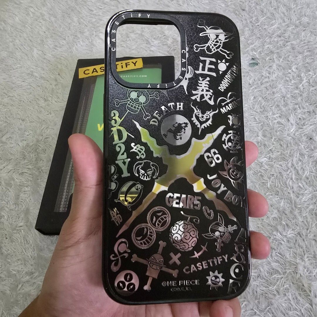 CASETIFY ONE PIECE Gear 5 Motif Case iphoneケース CASETiFY x ONE PIECE Gear 5 Mirror Case with MagSafe for iPhone 15