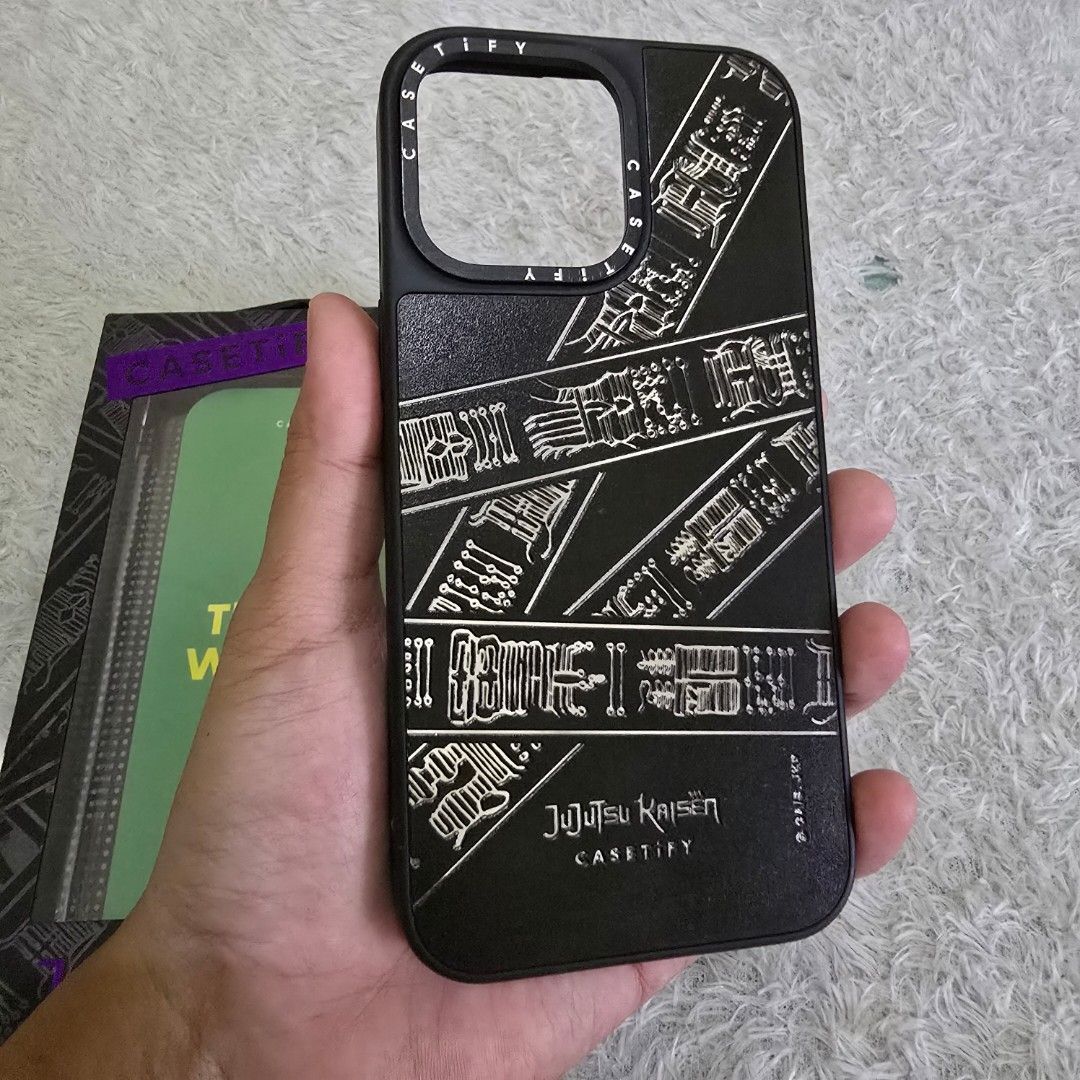 Nego case iphone 15 pro max casetify x jujutsu kaisen cursed seal magsafe  original