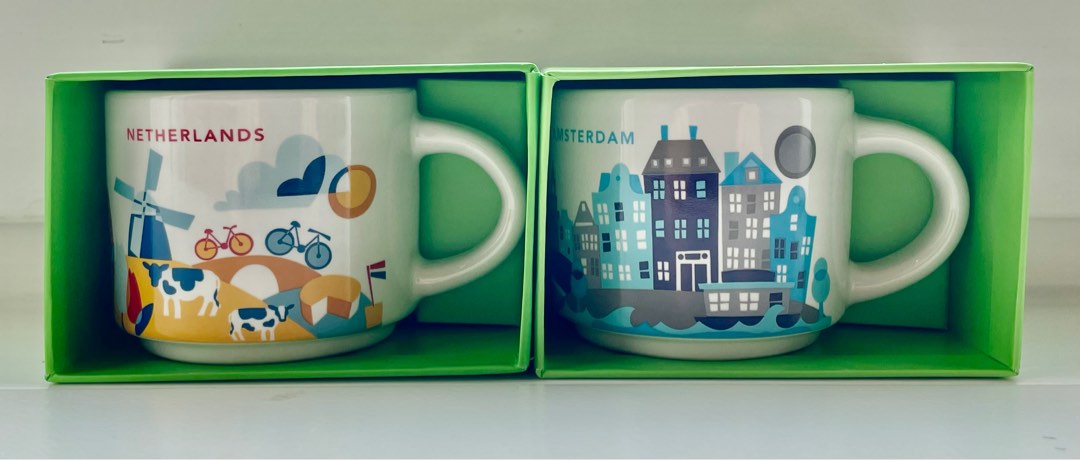 Tasse Starbucks STARBUCKS - You Are Here Ornament The Netherlands City Collection - Mini Tasse Expresso 59 Ml Tasses à Expresso