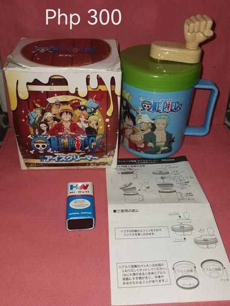 One Piece KFC Mug (Category: Coffee & Tea Tableware) located in Los Banos. Submitted by princessbotique (Listing ID 1365790451, Image 1). Description: One Piece KFC Mug for only Php 300 Like new with box not mint Fix and Firm No LP pls Pickup/Lalamove/Meetup From Los Banos Laguna Meet-ups per arrangement MOP GCash Pm if interested.