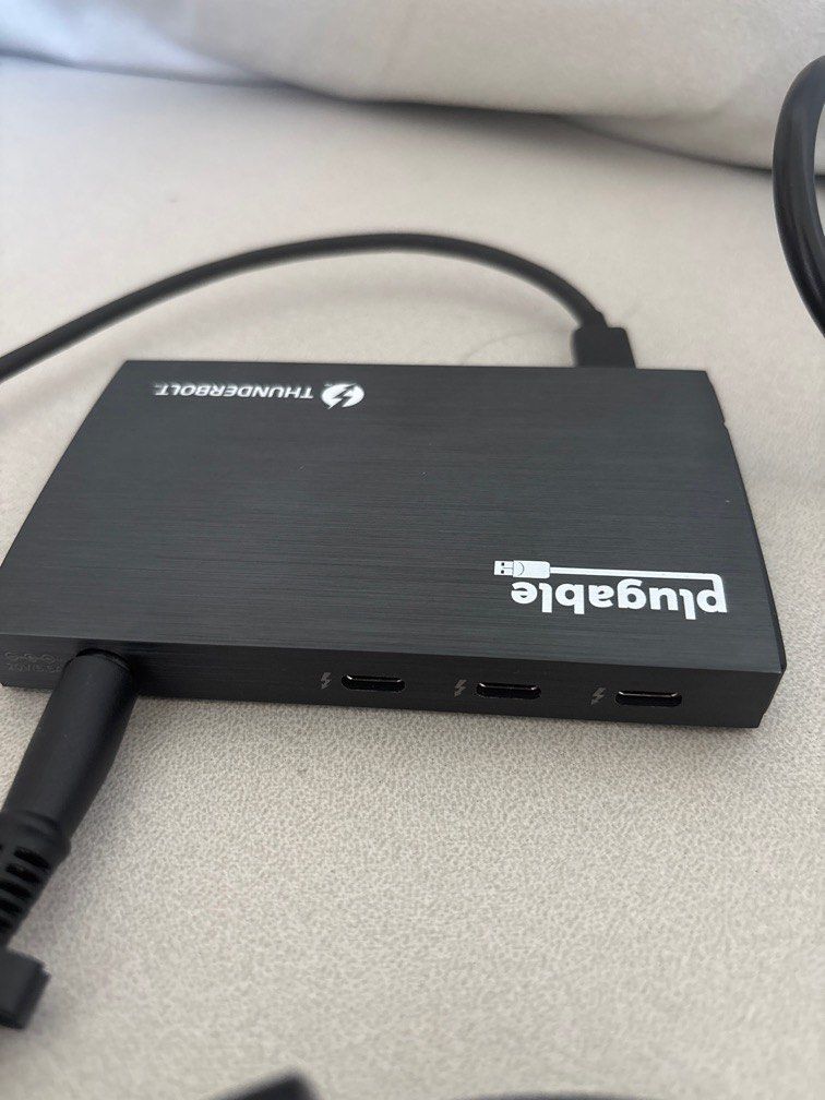 Plugable Thunderbolt 4 Hub, 4-in-1 USB-C Design With 4K HDMI Adapter, 60W Laptop Charging, Compatible With Mac and Windows63437622292994111