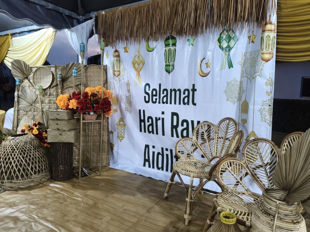 Raya deco photobooth village setup, Hobbies & Toys, Stationery & Craft ...
