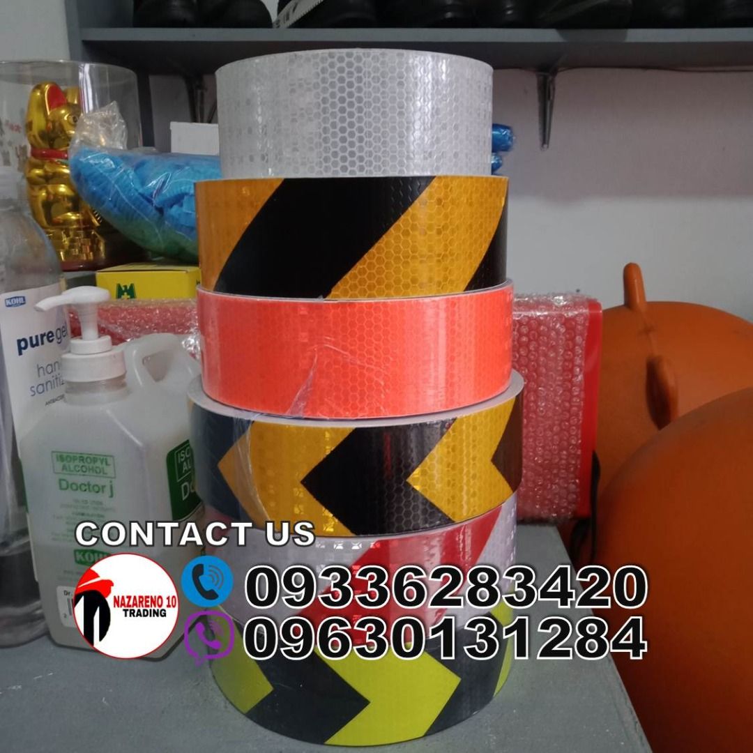 Reflective Sticker Arrow Sticker (Category: Construction Tools & Equipment) located in Bacoor. Submitted by katrading1920 (Listing ID 1365678177, Image 1). Description: Reflective Sticker Arrow Sticker Also Available: Safety Hard Hat Walkie Talkie two Way radio Safety Shoes Safety Boots Harness big Hook Coverall Suit Karen NAZARENO 10 TRADING 0 9 3 3 6 2 8 3 4 2 0 0 9 6 3 0 1 3 1 2 8 4 0 9 5 6 7 0 2 8 5 5 7 0 9 3 3 8 5 5 9 5 1 0 Landline: Karen (