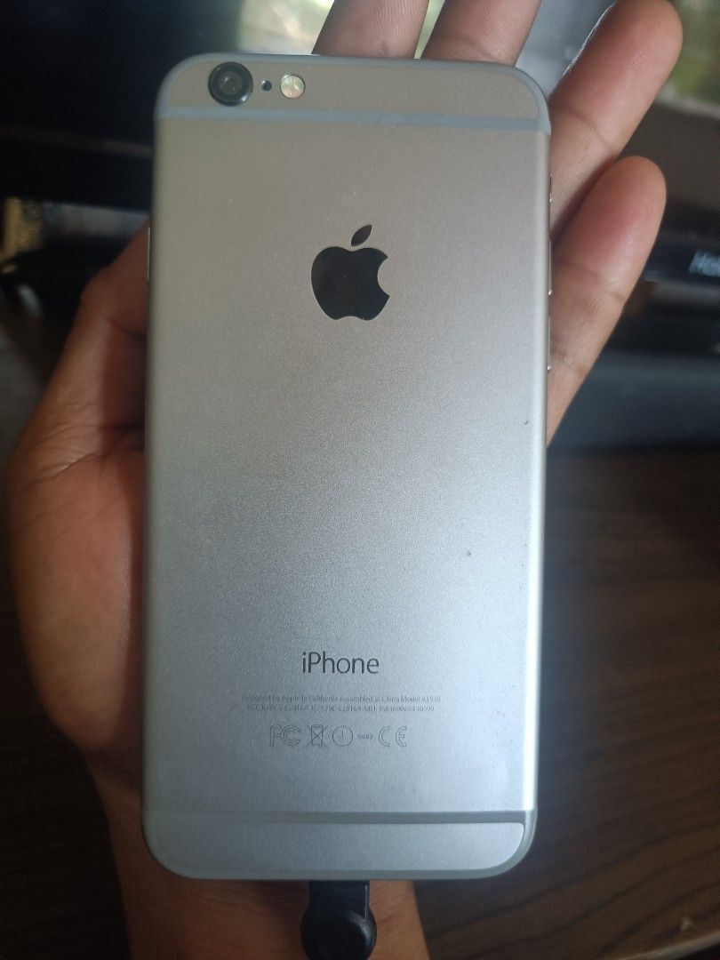Second-hand Iphone 6 (Category: iPhone 6 Series) located in General Trias. Submitted by julzgacer (Listing ID 1365757764, Image 2). Description: IPHONE 6 FOR SALE! Looking for a budget legit iPhone? Check this out! For as low as 2,200 pesos only! You can have it 😉🤗 iPhone 6 specs: ✅ 64GB storage ✅ Battery health: 75% ✅ Openline & iCloud unlocked ✅ Honest issue, replaced LCD and simcard slot can't eject automatically. ✅ Unit & cable charger only