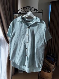 SHEIN Light Teal Top - medium