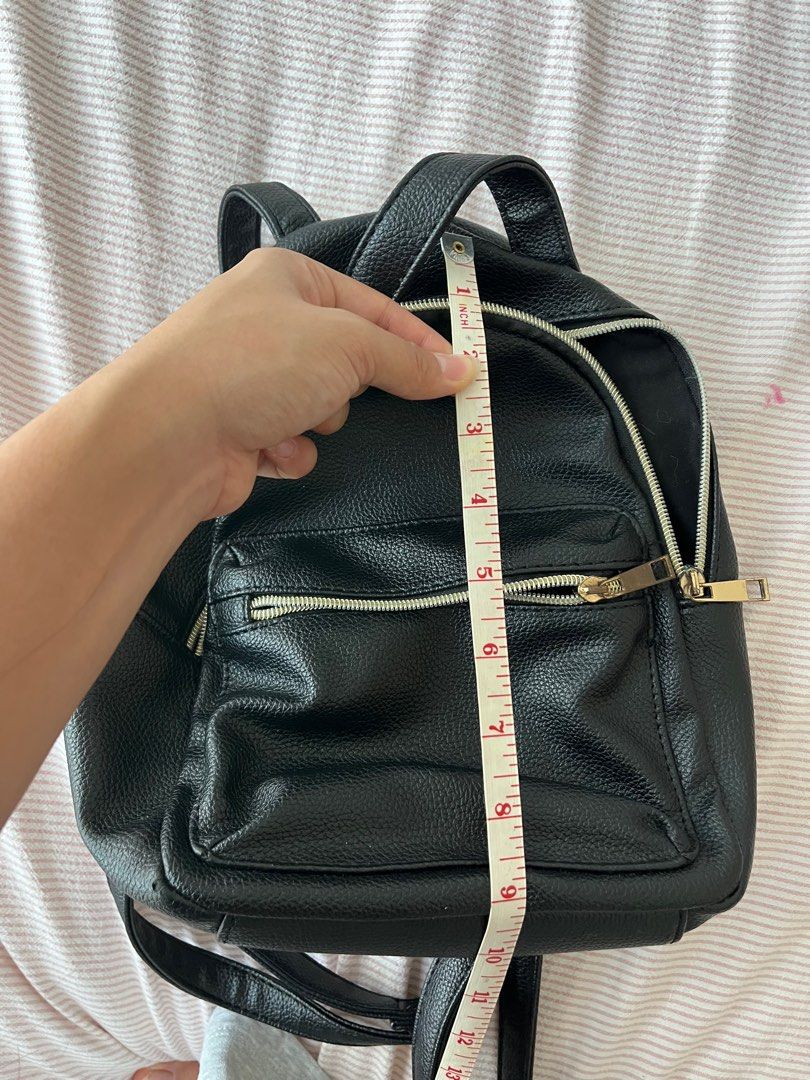 Small Cute Black Synthetic Leather Backpack Japanese (Category: Backpacks) located in Taguig. Submitted by titlewithnofight (Listing ID 1365694323, Image 2). Description: Originally bought in Japan Used with love, no visible flaws Price is negotiable Payment GCASH only No pickup/ meetup service .
