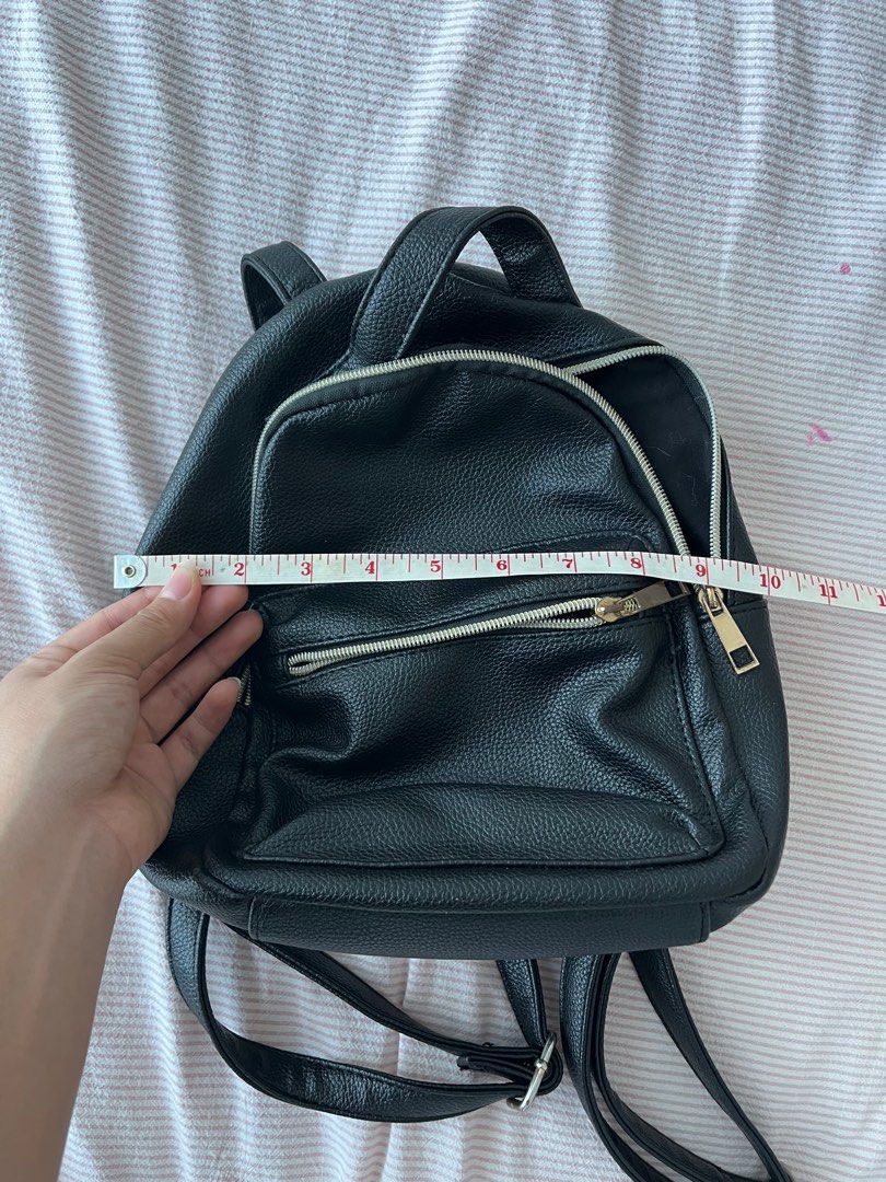 Small Cute Black Synthetic Leather Backpack Japanese (Category: Backpacks) located in Taguig. Submitted by titlewithnofight (Listing ID 1365694323, Image 3). Description: Originally bought in Japan Used with love, no visible flaws Price is negotiable Payment GCASH only No pickup/ meetup service .
