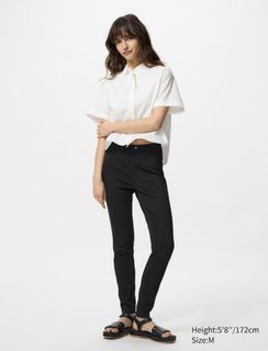 Uniqlo Ultra Stretch Legging Pants (Black, Medium)