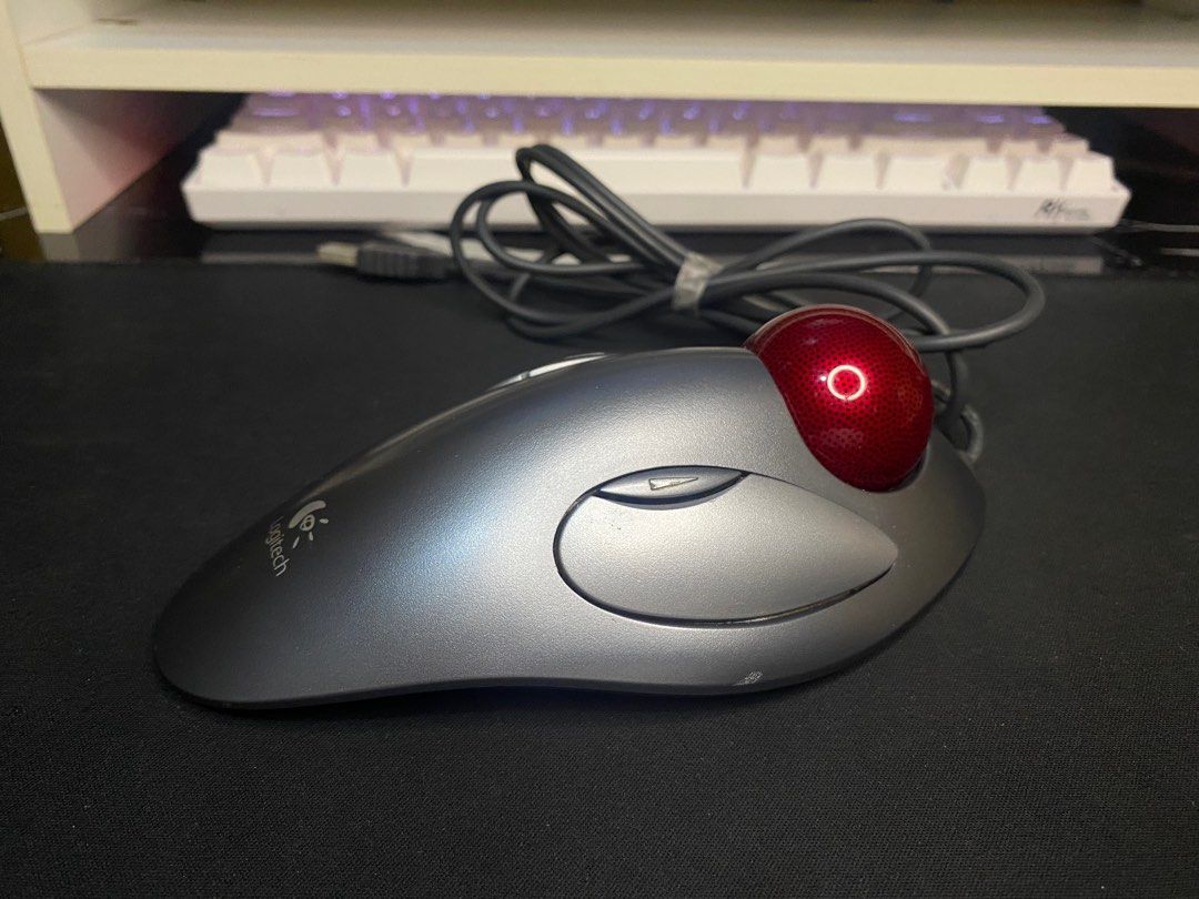 Vintage Logitech Trackball Marble (Category: Mouse & Mousepads) located in Baguio. Submitted by casinoalcohol (Listing ID 1365786379, Image 3). Description: Vintage Trackball Marble Mouse - working well - in very good condition - no issues - 2,400 nego Will send more photos upon request, message me!.