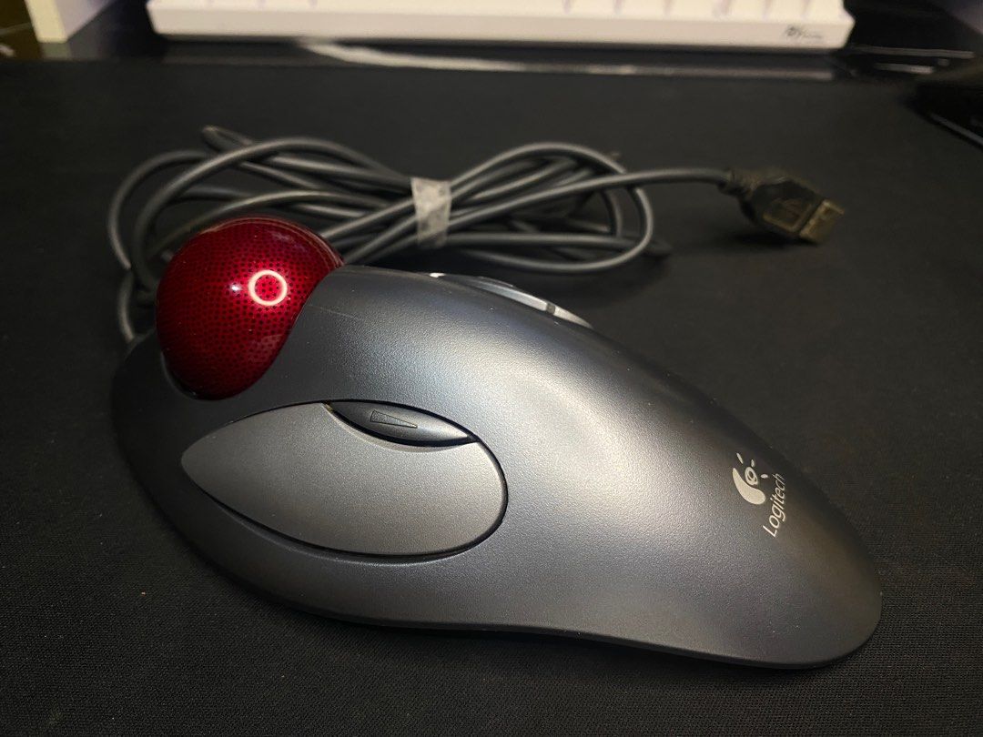 Vintage Logitech Trackball Marble (Category: Mouse & Mousepads) located in Baguio. Submitted by casinoalcohol (Listing ID 1365786379, Image 2). Description: Vintage Trackball Marble Mouse - working well - in very good condition - no issues - 2,400 nego Will send more photos upon request, message me!.