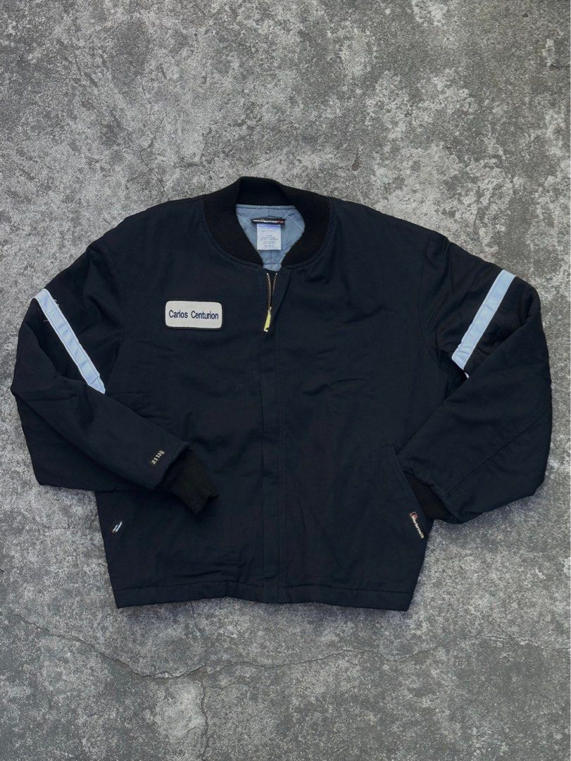 Workrite Bomber Jacket (Category: Coats, Jackets and Outerwear) located in Manila. Submitted by itsluisaaron (Listing ID 1365676052, Image 1). Description: BOXY FIT! W: 25 inches L: 27 inches.