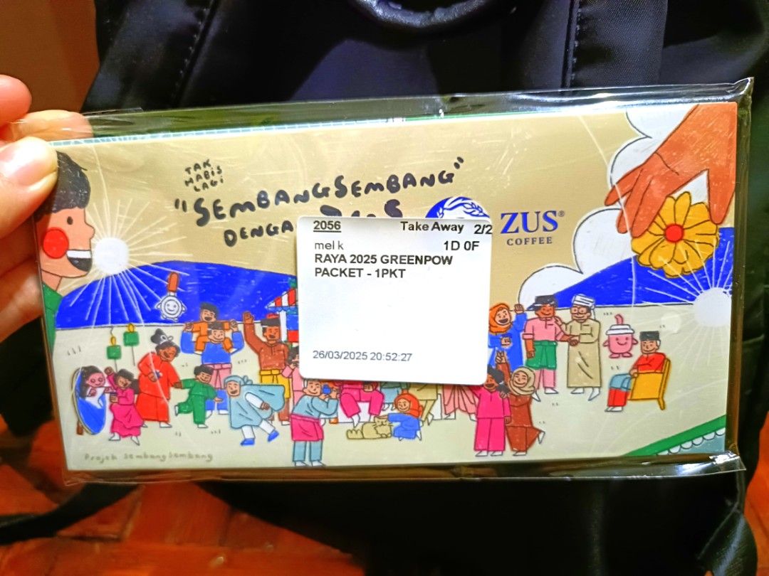 ZUS COFFEE Raya Packets 2025, Hobbies & Toys, Collectibles ...