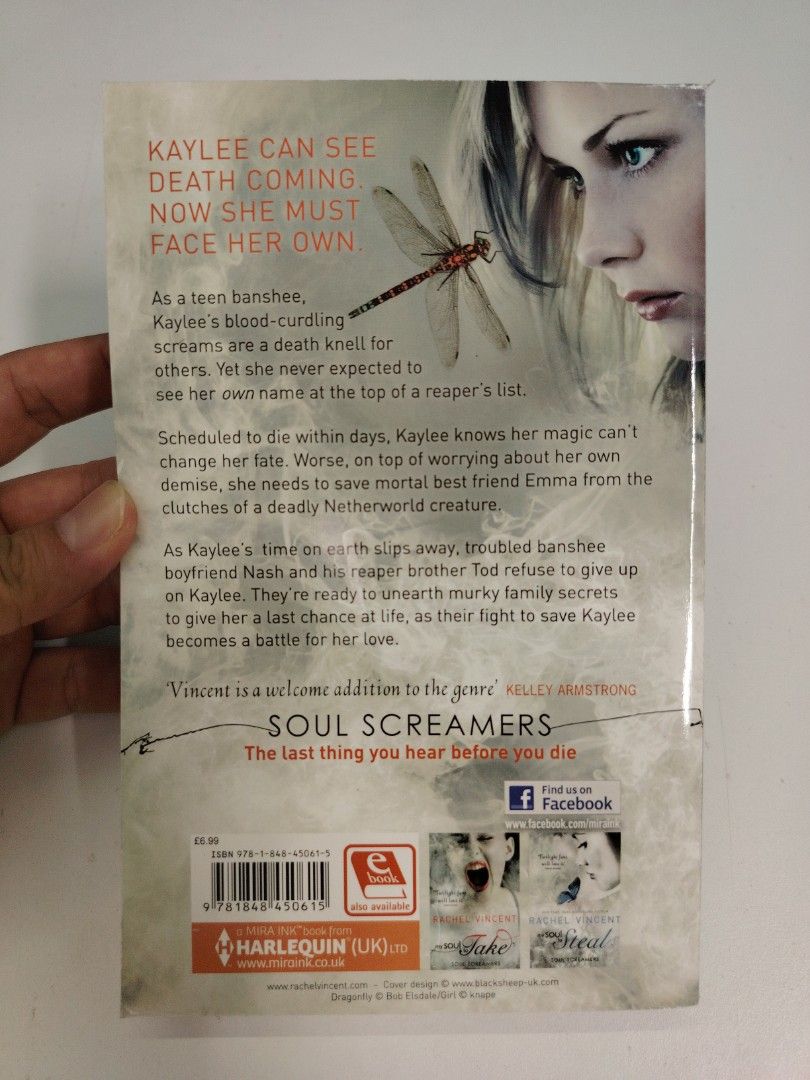 [100% Original] If I Die (Soul Screamers #5) by Rachel Vincent (YA / Fantasy / Romance ...
