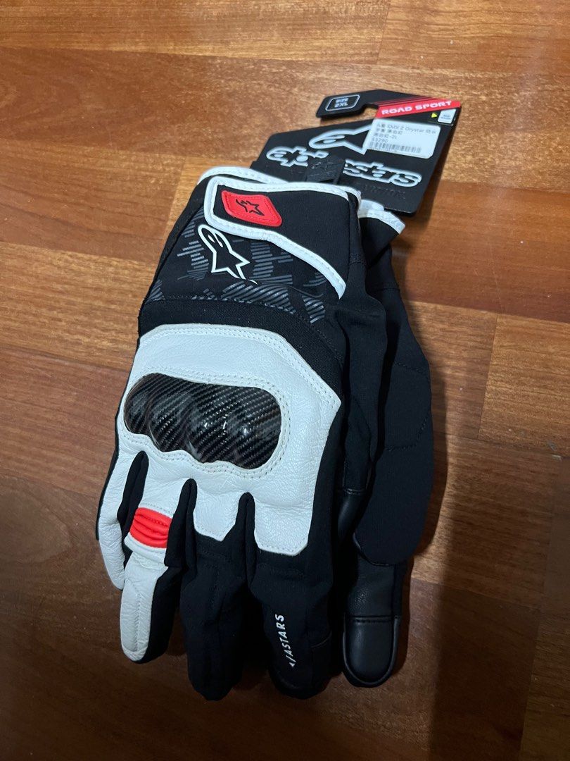 Alpinestars 防摔手套SMX Z Drystar 碳纖防水手套皮革觸控防風防水A星, 汽機車零配件在旋轉拍賣