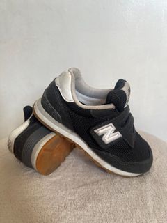 Authentic New Balance 515 Baby Shoes UK 7 (Black/White)