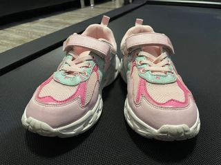 Barbie pink teal rubber shoes