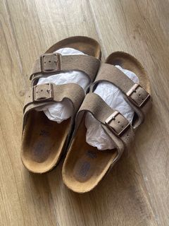 Birkenstock Arizona Suede Leather “Taupe”