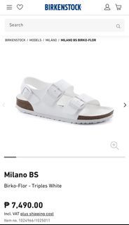 Birkenstock White Milano
