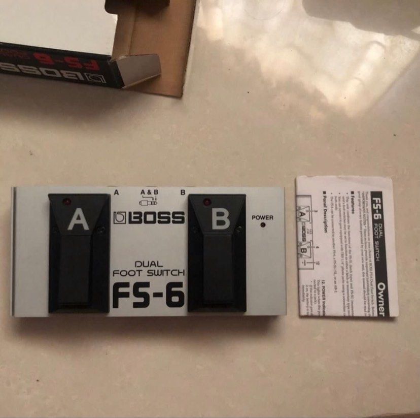 Boss F5-6 (Dual Foot Switch) (Category: Musical Instruments) located in Taguig. Submitted by bansheeee (Listing ID 1365831190, Image 1). Description: Boss F5-6 (Dual Foot Switch) - Brand New - Negotiable .