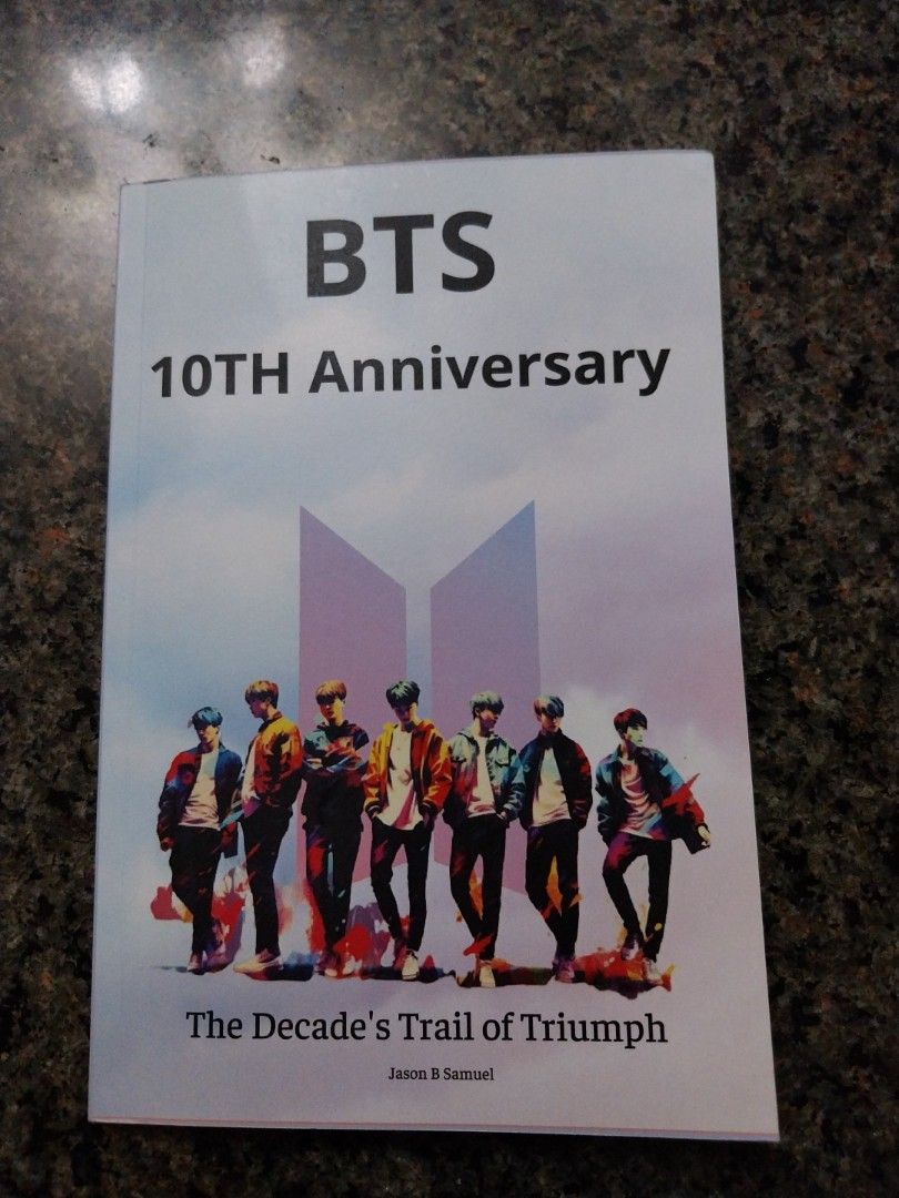 BTS 10 ANNIVERSARY (Category: K-Wave Merchandise) located in Mandaluyong City. Submitted by erlize (Listing ID 1365883867, Image 1). Description: bagong bago po kakatapos lang basahin..