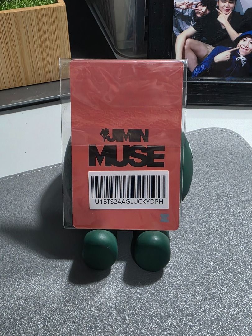BTS JIMIN : MUSE Weverse Lucky Draw PC ONLY (Category: K-Wave Merchandise) located in Quezon City. Submitted by mks13 (Listing ID 1365925060, Image 2). Description: Weverse Global Lucky Draw PC Only. Album not included. PAYO; SF c/o buyer Allows 1 week reservation with DP. Mop: Gcash/ Maya/ Unionbank Mod: GGX/ LBC/ JNT *SDD as scheduled.