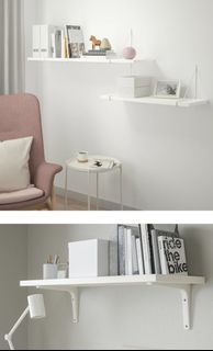 Bundle: 2x Ikea Bergshult shelves w. Brackets