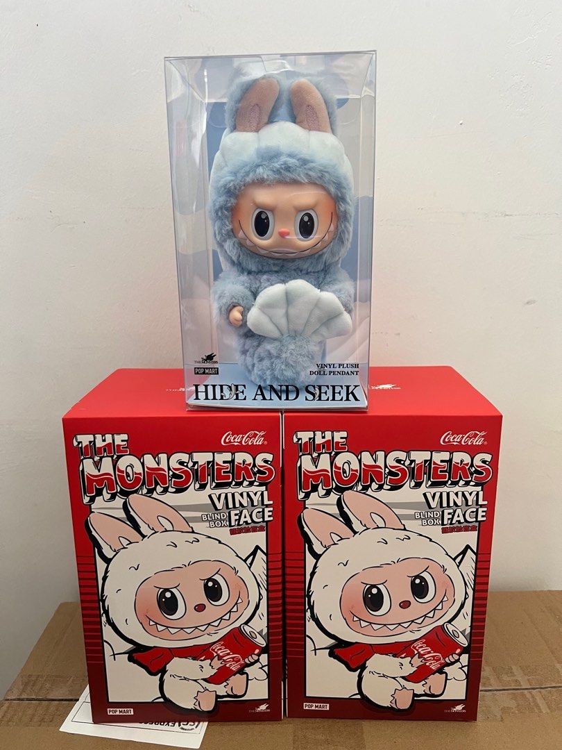 [Bundle Set] Merbubu + 2 Labubu Coca Cola Blind Box, Hobbies & Toys ...