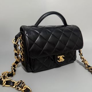 CHANEL TOP HANDLE CALFSKIN