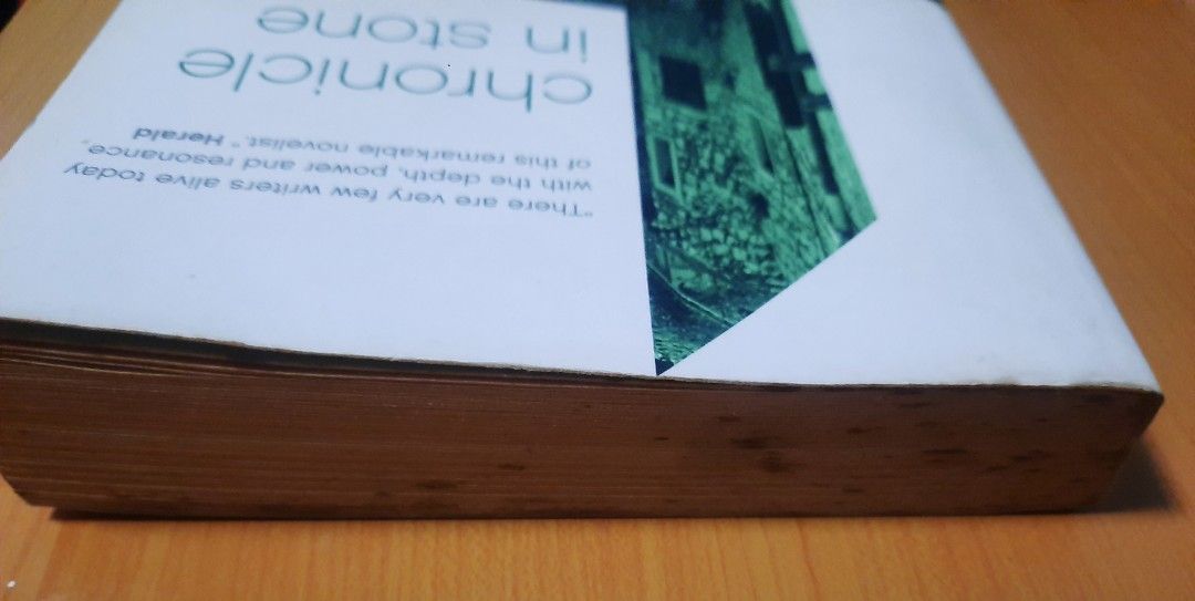 Chronicle in Stone, Ismail Kadare (Category: Storybooks) located in Quezon City. Submitted by pujflipscript (Listing ID 1365859512, Image 2). Description: Chronicle in Stone Ismail Kadare Canongate TPB Hindi pwede sa maselan.