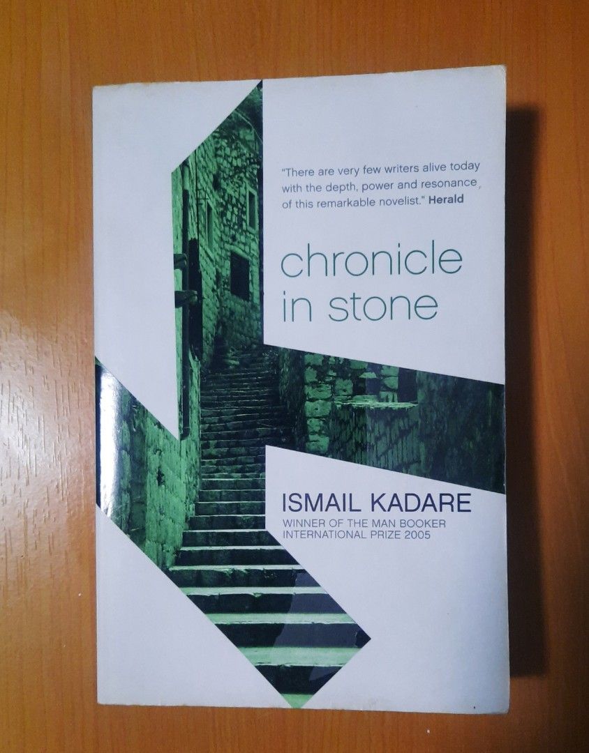 Chronicle in Stone, Ismail Kadare (Category: Storybooks) located in Quezon City. Submitted by pujflipscript (Listing ID 1365859512, Image 1). Description: Chronicle in Stone Ismail Kadare Canongate TPB Hindi pwede sa maselan.